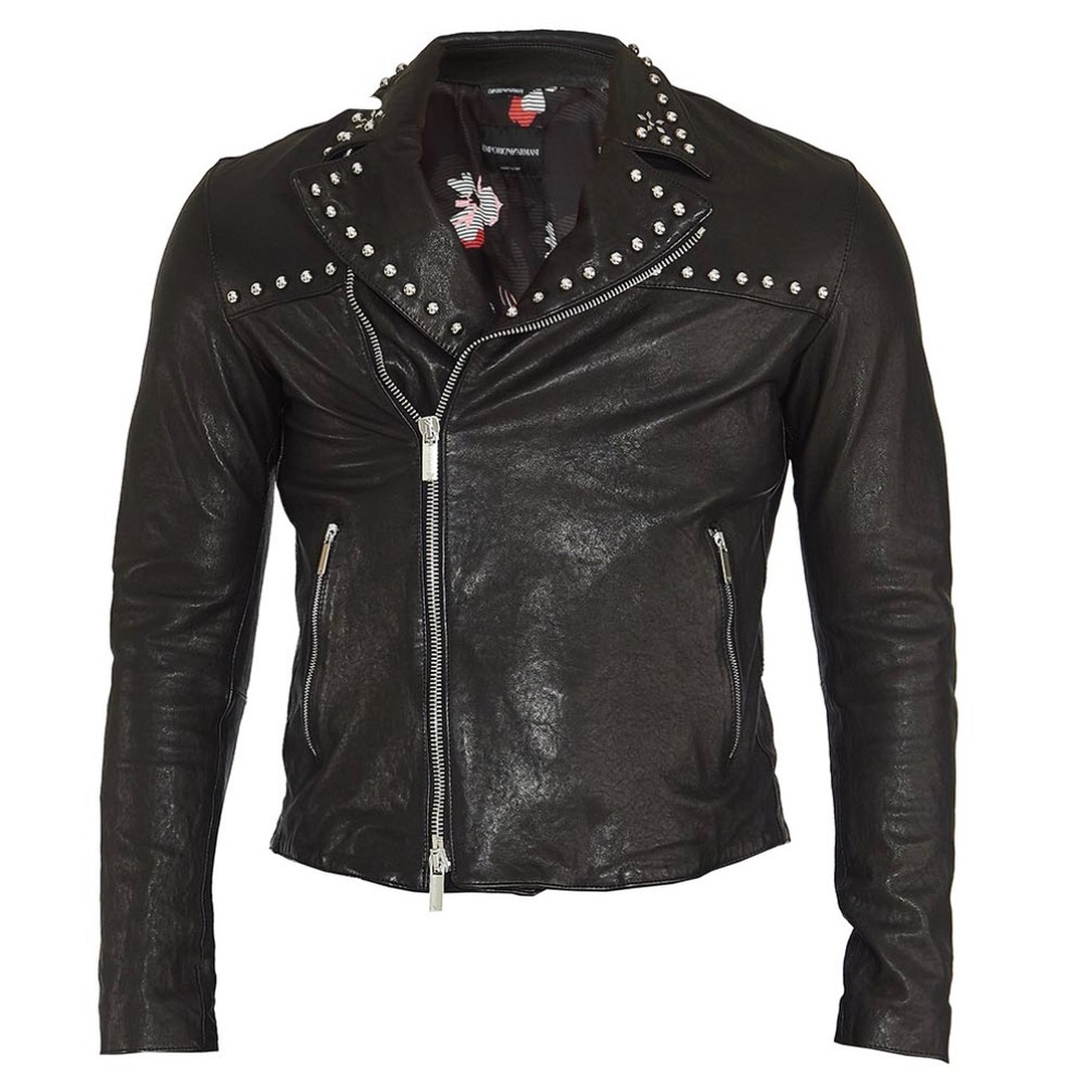🖤 Emporio Armani Leather Jacket 🖤 - Picture 10 of 10
